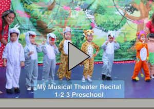 1-2-3 Preschool Jungle Book Recital 2016-06-24 Video box-2 - Musical English - early childhood development program